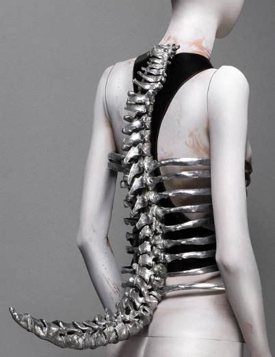 alexander mcqueen spine corset